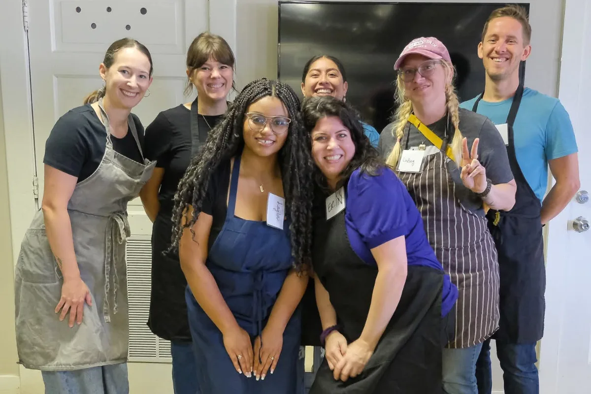 Group posing together