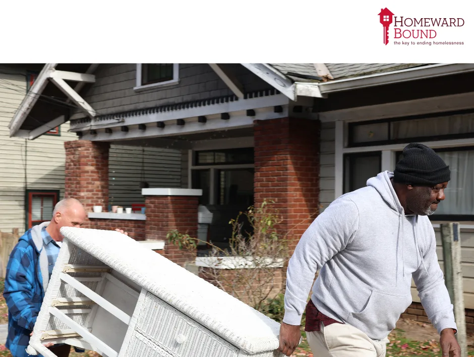 Person working on building exterior